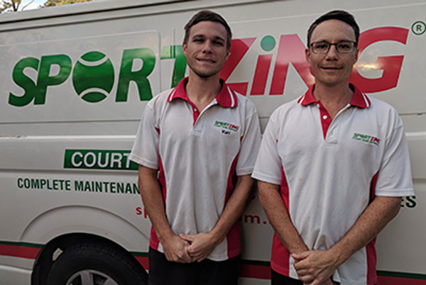 Gold Coast Tennis Court Cleaning Team Sportzing